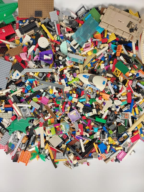LEGO MIX BRICKS 1 kg – UNSORTED, SECOND GRADE, RANDOM MIX II