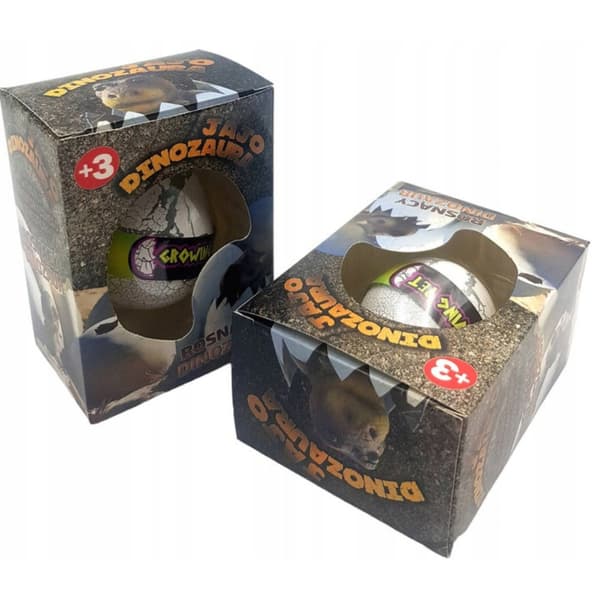 5x DINOSAUR EGG: hatching, growing DINOSAUR – LARGE, PERFECT AS A GIFT