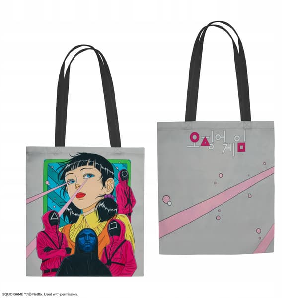 Character-themed fabric bag, Squid Game