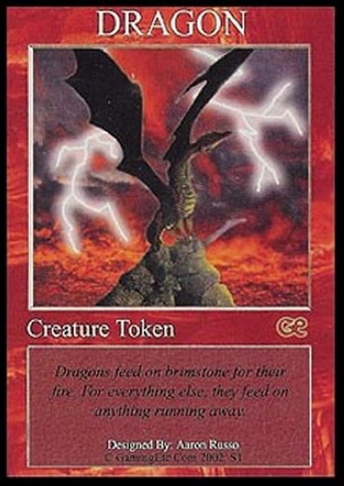 Magic: The Gathering Dragon Token