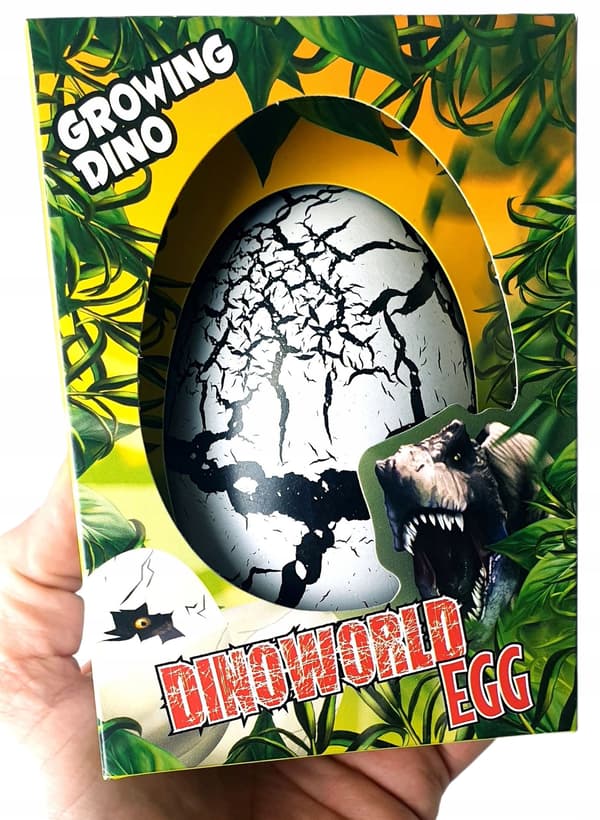 LARGE EGG – DINOSAUR EGG – HATCHING – GROWING IN 24 HOURS – T-REX XXL DINOSAUR