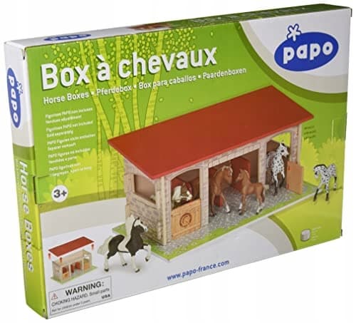 PAPO HORSE BOX FIGURINE