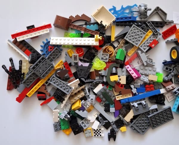 Lego bricks – mixed set, 0.5 kg, sold by weight
