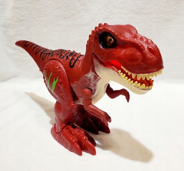 ZURU Interactive Dinosaur: Walks, Glows, Makes Sounds – Attacking T-Rex (Red)