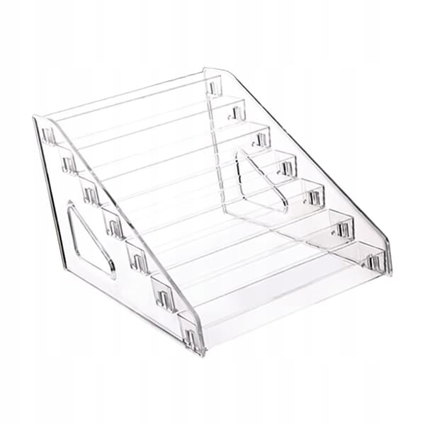 Display stand – Acrylic multi-tier organiser – Presentation stand – Riser 7-tier