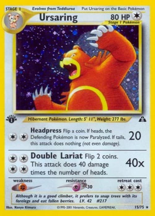 Pokemon TCG Ursaring