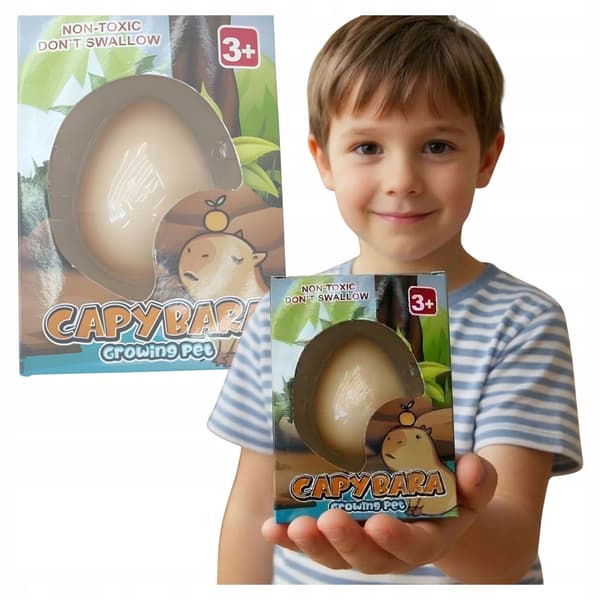 Capybara Figurine – Hatching Egg Toy for Children – Science Experiment