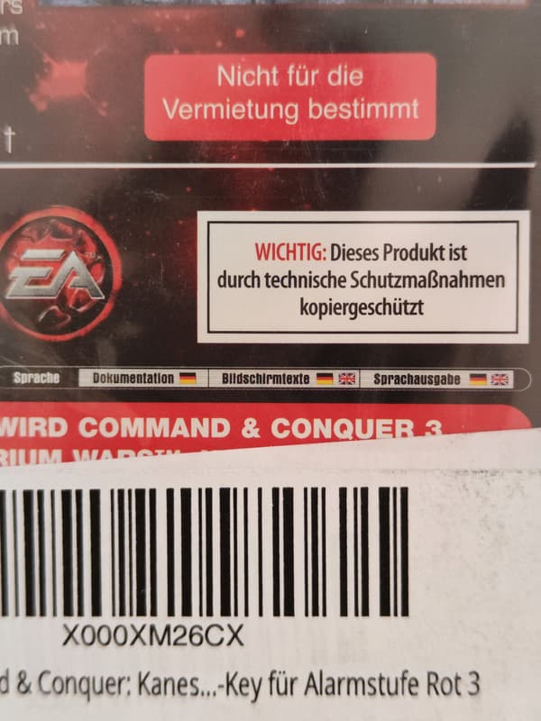 PC NEW ENG/DE Command & Conquer: Kane’s Revenge PC DVD