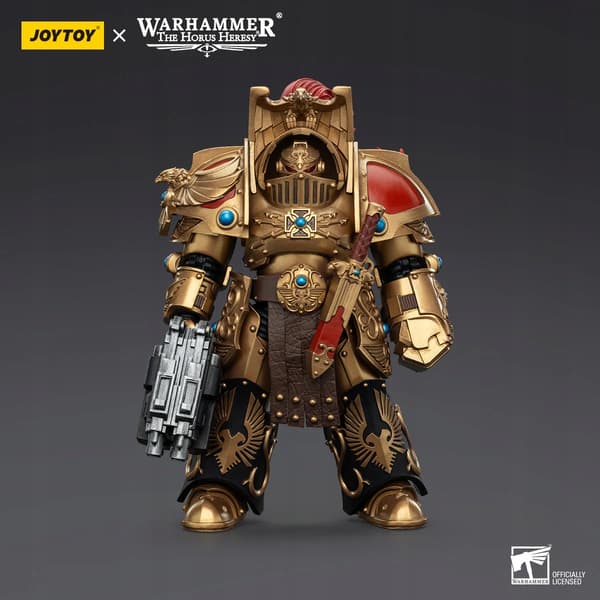 JoyToy Legio Custodes Aquilon Terminator Squad with Lastrum Storm Bolter