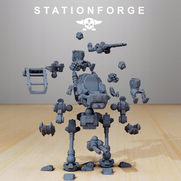 Scavenger Scout Walker – Station Forge – 3D-utskrift