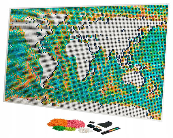 LEGO ART 31203 WORLD MAP