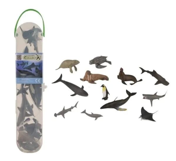 Collecta Mini Plastic Box – Sea Animals