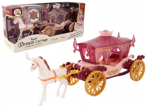A fairy-tale princess's doll's carriage.