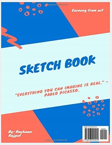 Sketch Book: Large Notebook for Doodling, Drawing and Sketching – 120 pages,