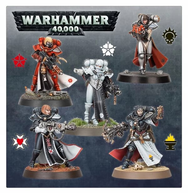 Games Workshop Warhammer 40,000 Adepta Sororitas Battle Set