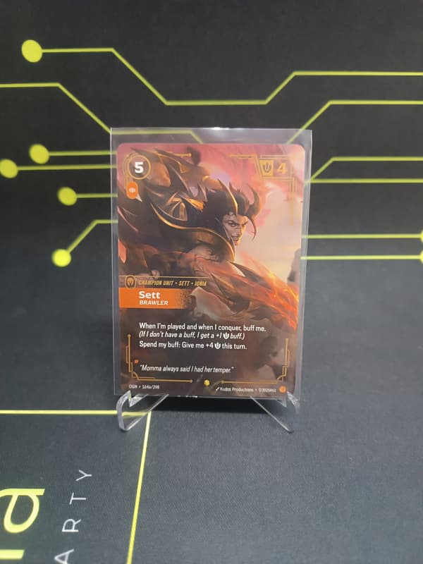 Riftbound TCG – OGN – Sett, Brawler (V.2 – Showcase) (164a/298)