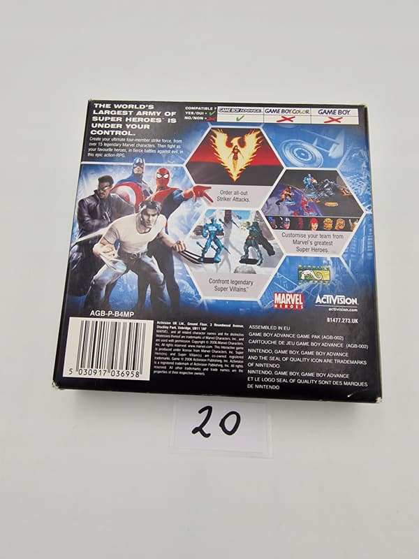 GAME BOY ADVANCE MARVEL ULTIMATE ALLIANCE – ORIGINAL