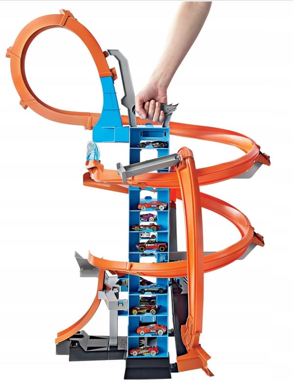 HOT WHEELS SKY CRASHES TOWER GWT39 CAR BONUS PLAY SET