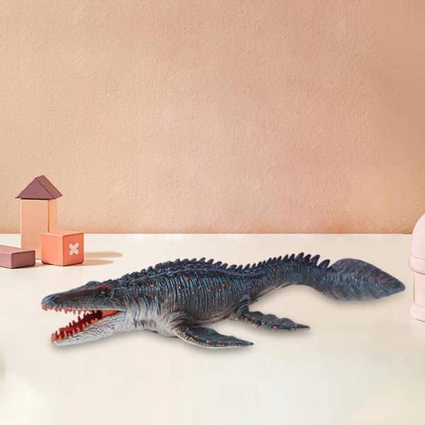 Mosasaurus Dinosaur Figurines, High-Quality Replica, 34 x 12.5 x 5.5 cm