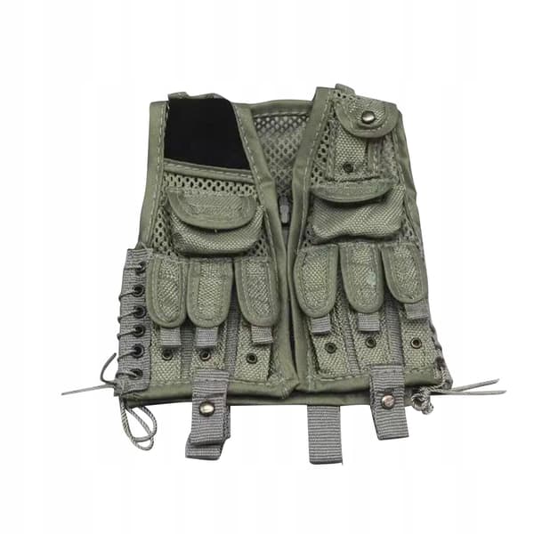 1:6 scale jungle running vest, accessories for action figures, outer vest