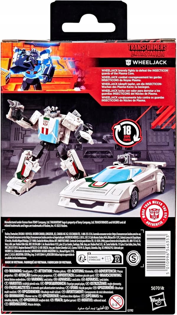 HASBRO Transformers Devastation Wheeljack Figure