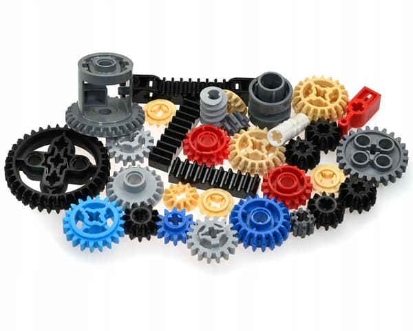 LEGO Gears – 33 pieces – starter set – TECHNIC differential and gearbox