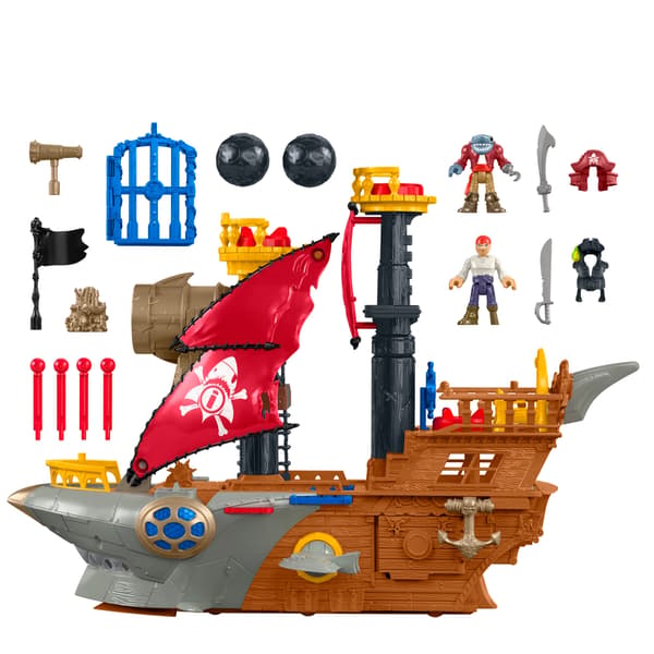 FISHER-PRICE Imaginext Shark Bite Pirate Ship Set