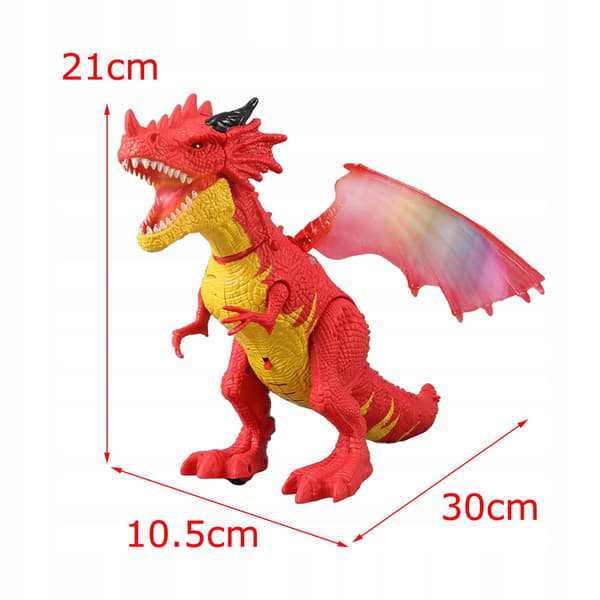 Electronic Simulation Dinosaur Prehistoric Animal Educational Toy Red