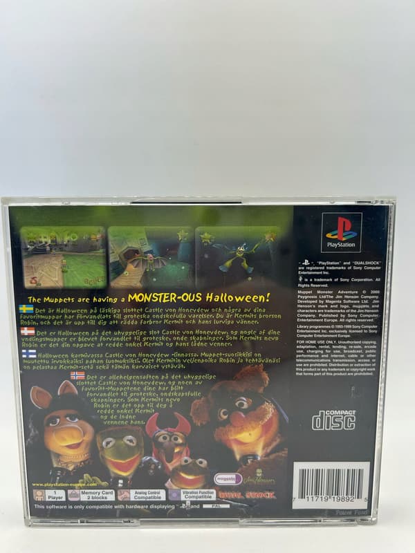 MUPPET MONSTER for Sony PlayStation (PSX)