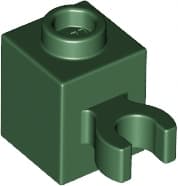 LEGO 60475b Dark Green 1x1 modified stud, 1 piece