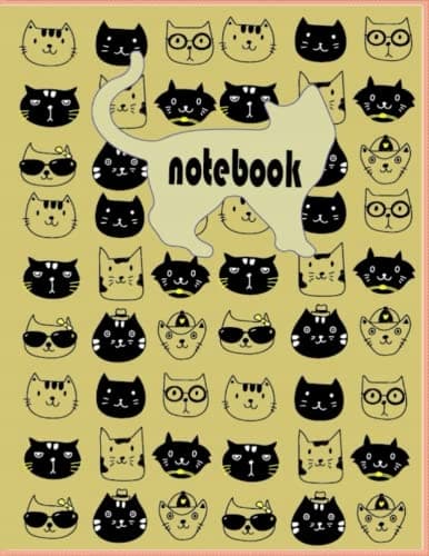 Funny Cat notebook: A gift for cat lovers, composition book, journal, diary