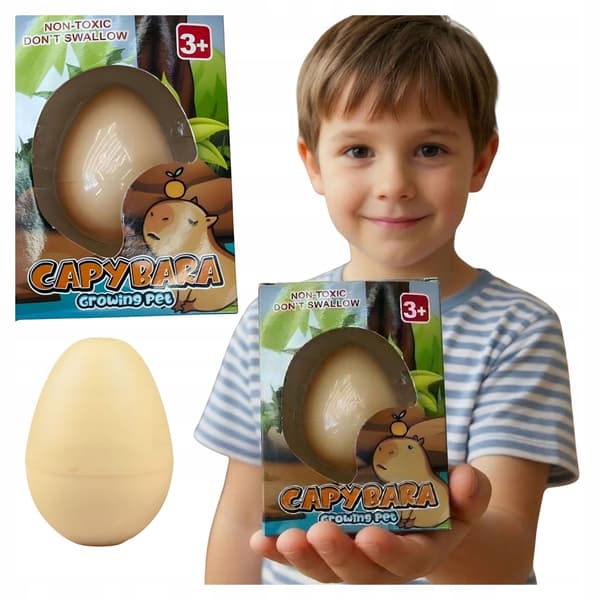 Capybara Figurine – Hatching Egg Toy for Children – Science Experiment