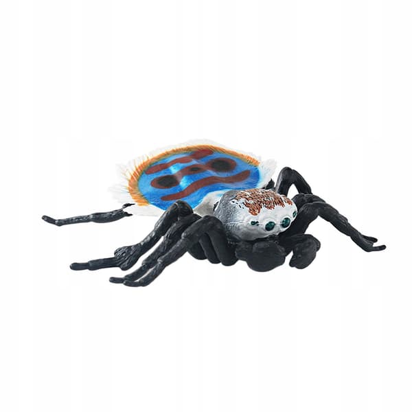 Simulation, Jumping Action, Animal Crafts, PVC Desktop Play Set, Decoration, Blue