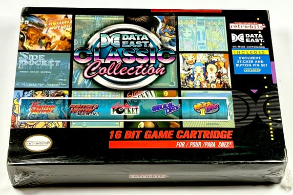 Data East Classic Collection Super Nintendo (SNES) Sticker Sheet