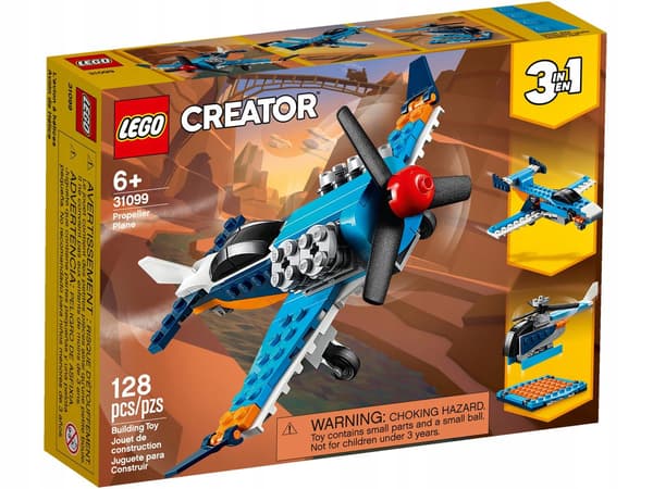 LEGO 31099 Creator 3-in-1 – Propeller Plane
