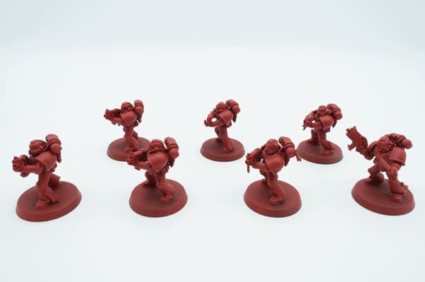 Warhammer 40k Space Marines Combat Squad – set of 7 plastic miniatures
