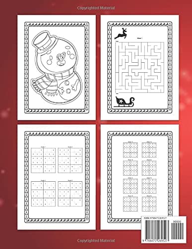 Christmas Activity Book: Large Size (8.5 x 11 in) and 100 Activities to Keep