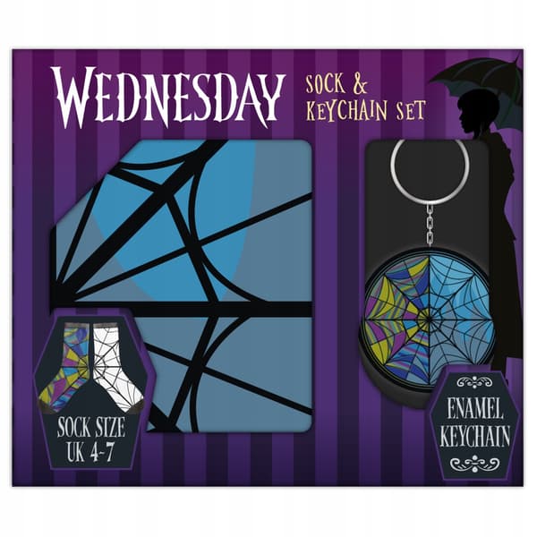 Wednesday – Gift set: key ring and socks