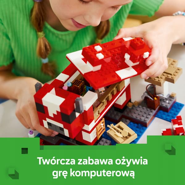 LEGO Minecraft Mushroom Cow’s House 21270