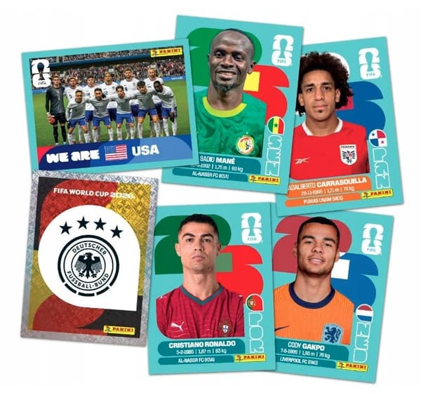 FIFA World Cup 2026 Mini TIN sticker collection: 8 sachets