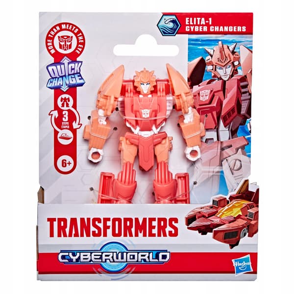Transformers Cyberworld Elite-1 Robot Figure – Boat, 4-Step Transformation, 10 cm