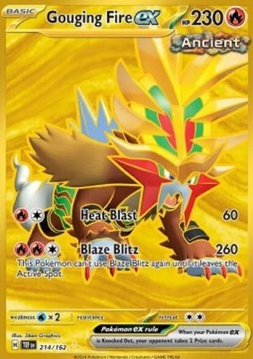 Pokemon Gouging Fire ex