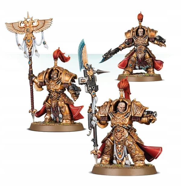 ADEPTUS CUSTODES: ALLARUS CUSTODIANS CAPTAIN IN ALLARUS TERMINATOR ARMOUR