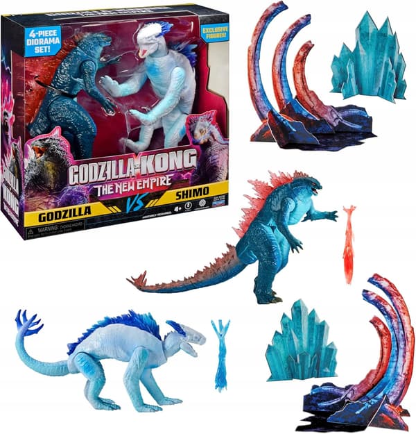 Action figures, 2-pack: GODZILLA vs. KONG NEW EMPIRE SET – GODZILLA VS SHIMO