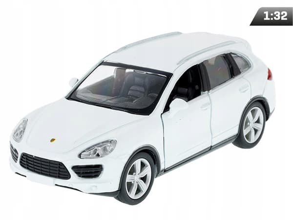 1:32 scale model, RMZ Porsche Cayenne, white