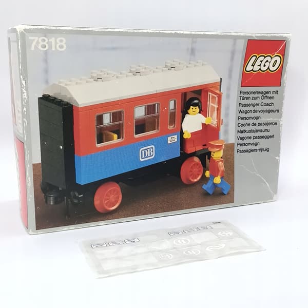 LEGO Legoland Town 7818 Train – Passenger Carriage + BOX