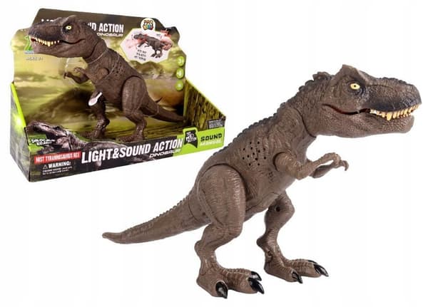 T-Rex dinosaur with mist and sound