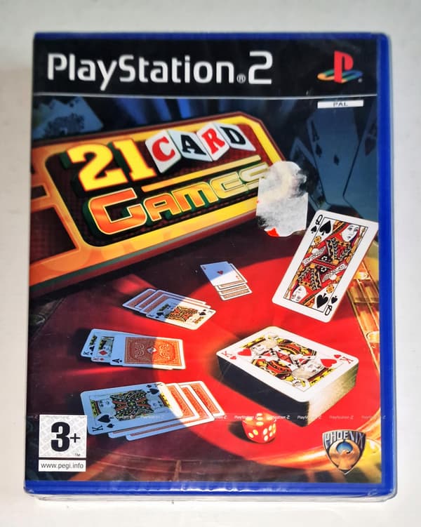 21 CARD GAMES PS2 game – NEW – SEALED –