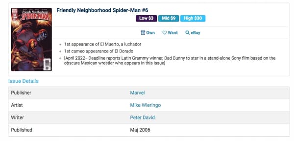 Friendly Neighbourhood Spider-Man Comic 6/2006 KEY!