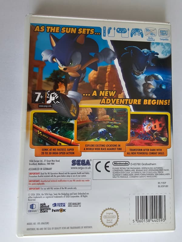 Sonic Unleashed for Nintendo Wii